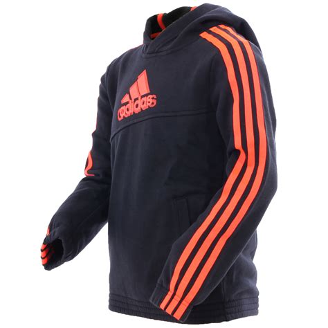 black and orange Adidas hoodie